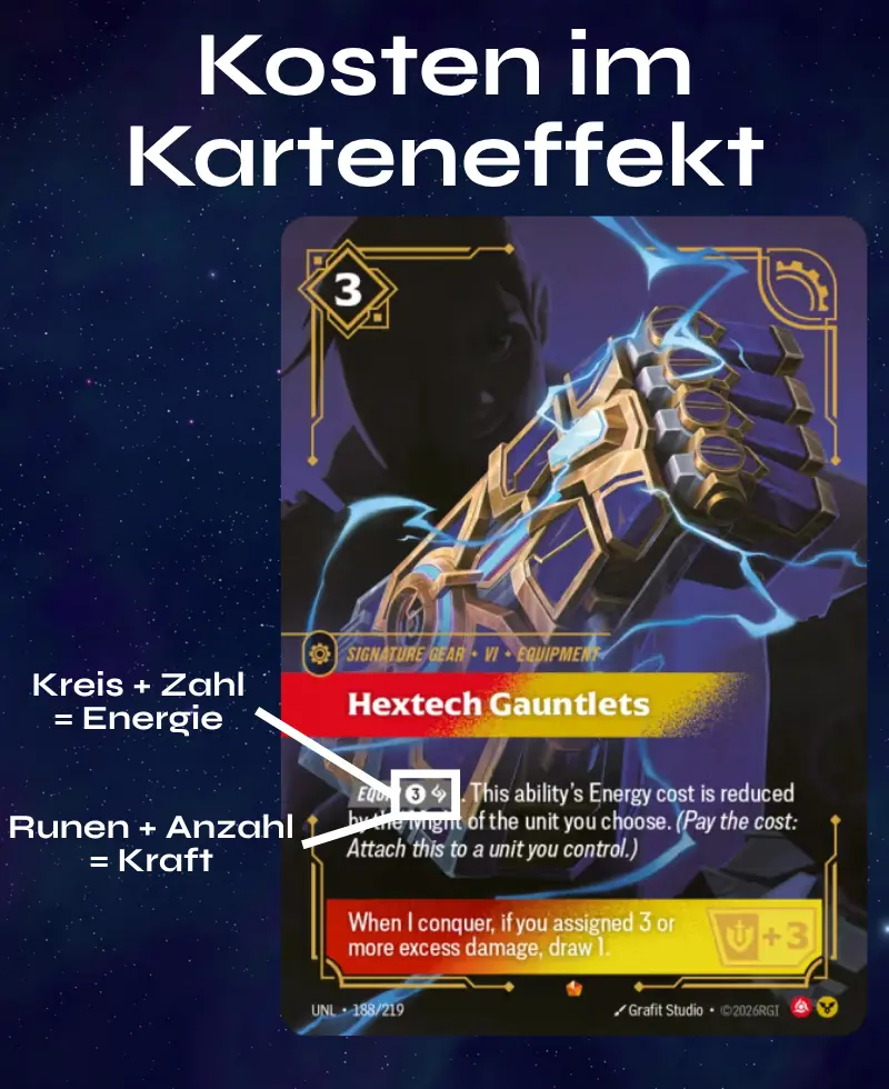 Beispiel Kosten bei Effekten